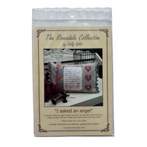 I Asked An Angel Embroidery Pillow Instruction The Rivendale Collection